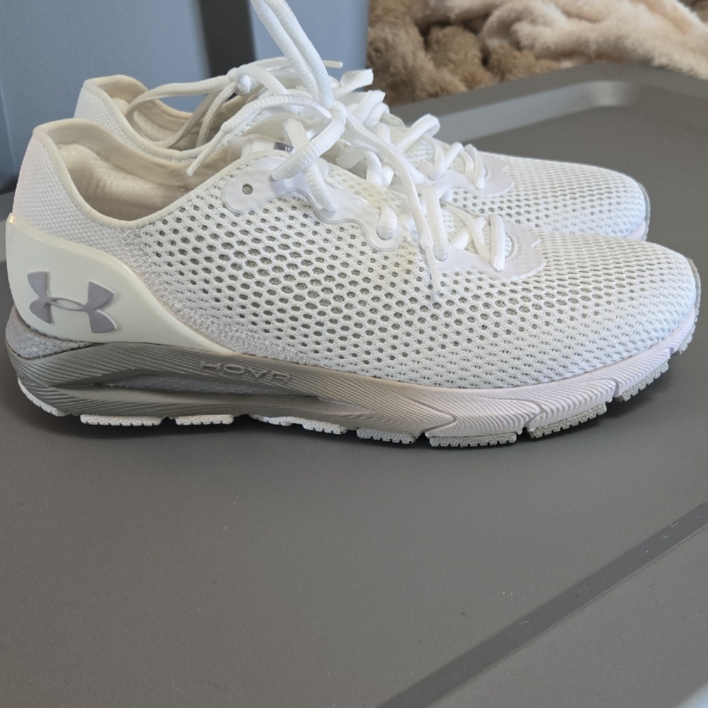 Under Armour White Mesh Sneakers